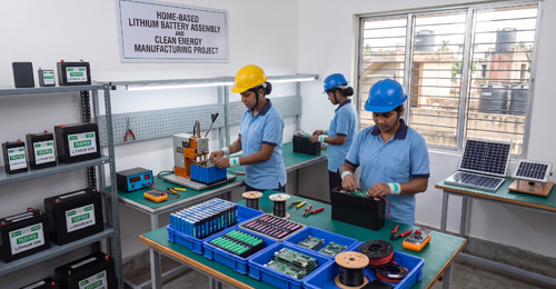 Home-Based Lithium Battery Assembly and Clean Energy Manufacturing Project